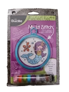 Kit punto croce sirena 2016 Bucilla il mio primo punto croce ricamo - Foto 1 di 8