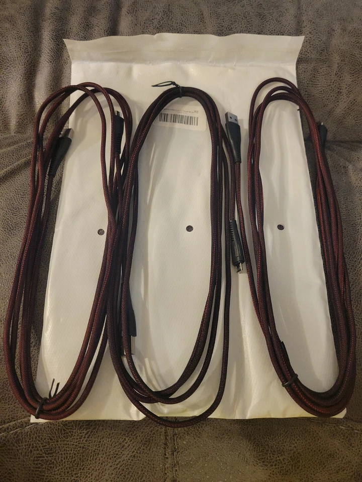 3-Pack Micro USB Fast Charging Cable Cord For Samsung Android 6 Ft  - Image 1 of 1