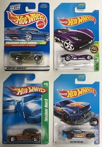 Hot Wheels Treasure Hunt Lot ‘57 Chevy & Super Qombee Velocita 2005 Ford Mustang - Picture 1 of 1