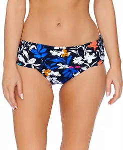 MSRP $30 Island Escape Womens Tahiti Bikini Bottoms Black Size 16 - Picture 1 of 1