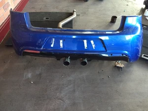 VW Golf R MK6 Rear Bumper Diffuser Complete With Exhaust Gti Gtd R20 - Picture 1 of 2