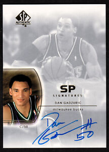 2002-03 SP Authentic SP Signatures #DG Dan Gadzuric  RC AUTO Autograph ROOKIE
