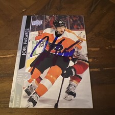 Joel Farabee Signed Card
