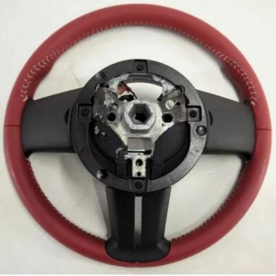 Leather Steering Wheel Red DR3Z-3600-EC For 10-2013 2014 Ford Mustang - Image 1 of 4
