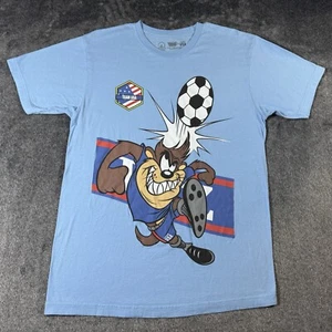 Looney Tunes X Team USA Größe Large (42-44) Fußball Grafik hellblau T-Shirt - Bild 1 von 7