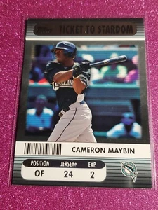 2009 Topps Ticket To Stardom Cameron Maybin #TTS-4 Miami Marlins - Picture 1 of 2