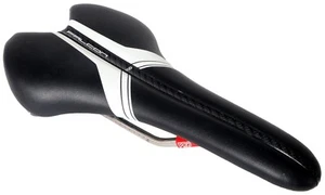 PRO Falcon Road Bike Saddle 142mm 7x 7mm Black Gravel Mountain Adventure Shimano - Picture 1 of 5