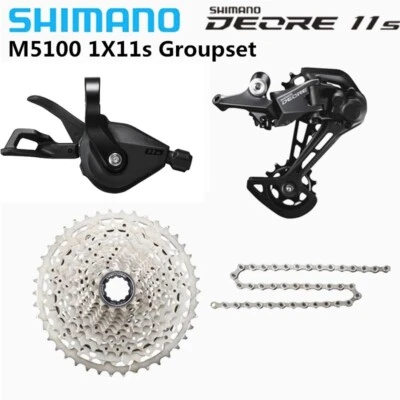 Brand New SHIMANO Deore M5100 1X11 Speed MTB Groupset 51T W/O Optical Window - Image 1 of 4