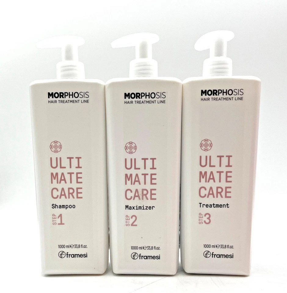 Framesi Morphosis Ultimate Care Shampoo/Maximizer/Treatment 33.8 oz/Frizzy Hair - Immagine 1 di 1