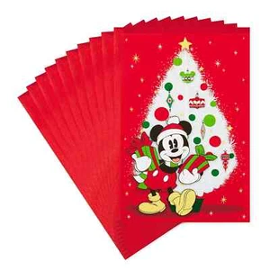 Hallmark Jolly Joyful Mickey Mouse - 10-Pack of Disney Christmas Cards (NIP) - Picture 1 of 3