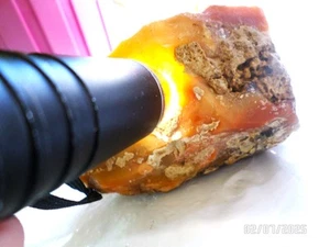 Orange red Fire Opal Rough - Bild 1 von 8