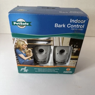 PetSafe Ultrasonic Indoor Bark Control 2 PACK Multi-Room Dog Barking PBC00-14661 - Image 1 of 4