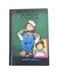 Raggedy Andy Stories Book 1920 Copyright Renewed  1948 Johnny Gruelle 1960 Print - Foto 1 di 8