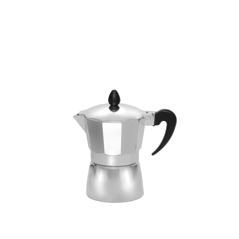 Caffettiera Kasanova da 1 tazza argento - Immagine 1 di 4