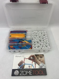 ZOME tool Art and Science Building Set Play Toy in Storage case with Manual 2.3 - Picture 1 of 3