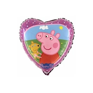 Pallone a forma di Cuore di PEPPA PIG palloncini gonfiabile aria, ELIO - 45cm - Foto 1 di 1