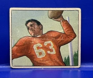 1950 Bowman #36 Frank Albert RC Rookie San Francisco 49ers Crease - Bild 1 von 2
