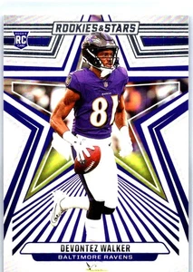 2024 Panini Rookies & Stars #128 Devontez Walker RC Rookie Baltimore Ravens - Bild 1 von 2