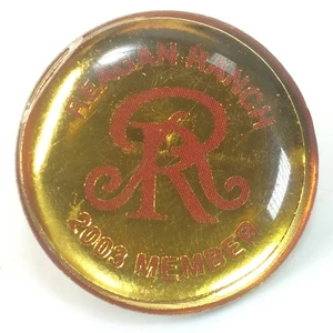 Ronald Reagan Ranch 2003 Member Lapel Pin Hat Pin Tie Tack 1/2 Inches Wide - Picture 1 of 5