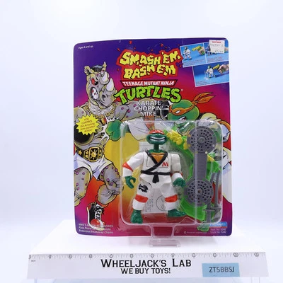 Karate Choppin' Mike Teenage Mutant Ninja Turtles TMNT 1992 MOSC UNPUNCHED New - Image 1 of 4