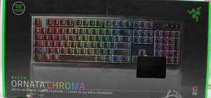 Razer Ornata Chroma Wired Gaming Mecha-Membrane Keyboard - Picture 1 of 7