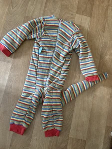 Jojo Maman Bebe 2.5 Tog Rainbow Snuggler Sleepsuit Sleeping Bag Fun Tail 2-3 Yr - Picture 1 of 4