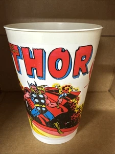 The Mighty Thor Marvel 1977 slurpee cup, 7-Eleven, 7-11, very good condition - Picture 1 of 5