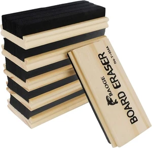 Kreidetafelradierer 6er Pack Wollfilz Staubfrei Tafel Bunt - Bild 1 von 7