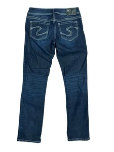 Women’s Silver Jeans Co. Suki Straight Dark Wash Jeans - Size 28x30 - Picture 1 of 10