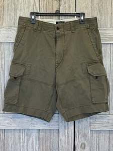 Polo Ralph Lauren Shorts Men's Size 35 Distressed Classic Chino Khaki Cargo 10" - Picture 1 of 8