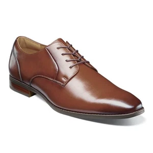 Stacy Adams Mens Newell Plain Toe Oxford Cognac Men’s Size 9 - Picture 1 of 4