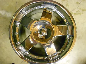 CHROME XPRESSIONS CHROME WHEEL CX10/808C 17X7.5  4X100 / 4X4.5 18 19 20 - Picture 1 of 1