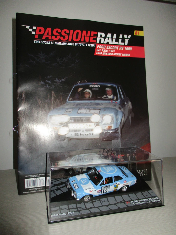 FORD ESCORT RS 1600 RAC RALLY 1973 CON FASCICOLO  SCALA 1:43 - Immagine 1 di 1