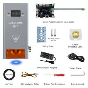 Módulo láser LASER TREE 40W 450nm TTL cabezal láser de luz azul para cortador grabador - Imagen 1 de 18