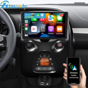 Android 13 Autoradio Carplay GPS Navi für Toyota Aygo II Citroen C1 Peugeot 108 - Bild 1 von 19