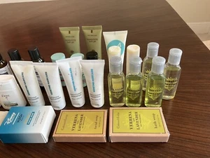 Lot of 43 Hotel Toiletries Assorted Shampoo Soap Conditioner Lotion Travel Size - Picture 1 of 4