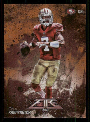 2014 Topps Fire Flame #6 Colin Kaepernick - Image 1 of 2