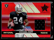 2006 Leaf Rookies & Stars Longevity #269 Michael Huff #/499 jersey card Raiders