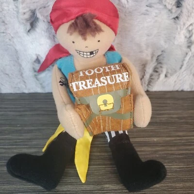 Mini muñeca de peluche con bolsa North American Bear Co Toothfairy Pirate Treasure Foto 1 de 4