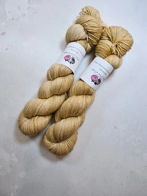 SW Merino Alpaka Nylon Garn, 4-fädig, Fingering Gewicht, 100 g, KAMEL - Bild 1 von 4