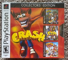 Sealed Crash Bandicoot Collectors' Edition PlayStation 1 PS1 New Unopened Box