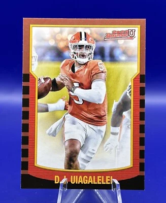 2021 Bowman University DJ UIAGALELE 2000 Bowman Insert Rookie RC #2KB-2 FSU - Image 1 of 2
