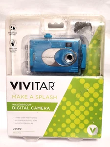 Vivitar "Make A Splash" Teal Blue Underwater Digital Camera 26690 NEW / SEALED - Picture 1 of 9