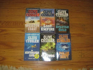 SIX(6) CLIVE CUSSLER PAPERBACKS - Bild 1 von 2