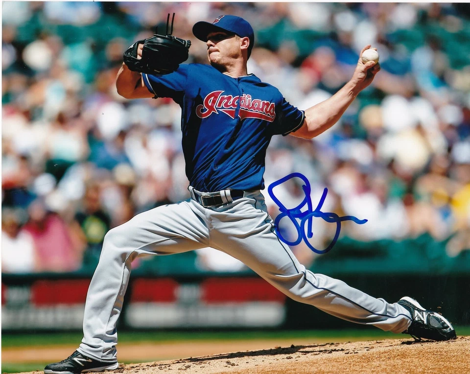 SCOTT KAZMIR INDIOS CLEVELAND ACCIÓN FIRMADO 8x10 Foto 1 de 1