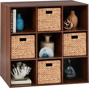 Best Choice Products 9-Cube Storage Organizer, 11in Shelf Opening, Bookcase - Picture 1 of 6