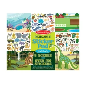 Wiederverwendbarer Aufkleberblock - Lebensräume Melissa & Doug - Bild 1 von 9