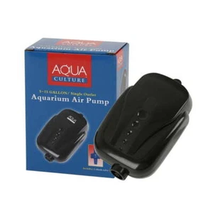 Aqua Culture Single Outlet Air Pump for 5-15 Gallon Aquarium Tank - Picture 1 of 5