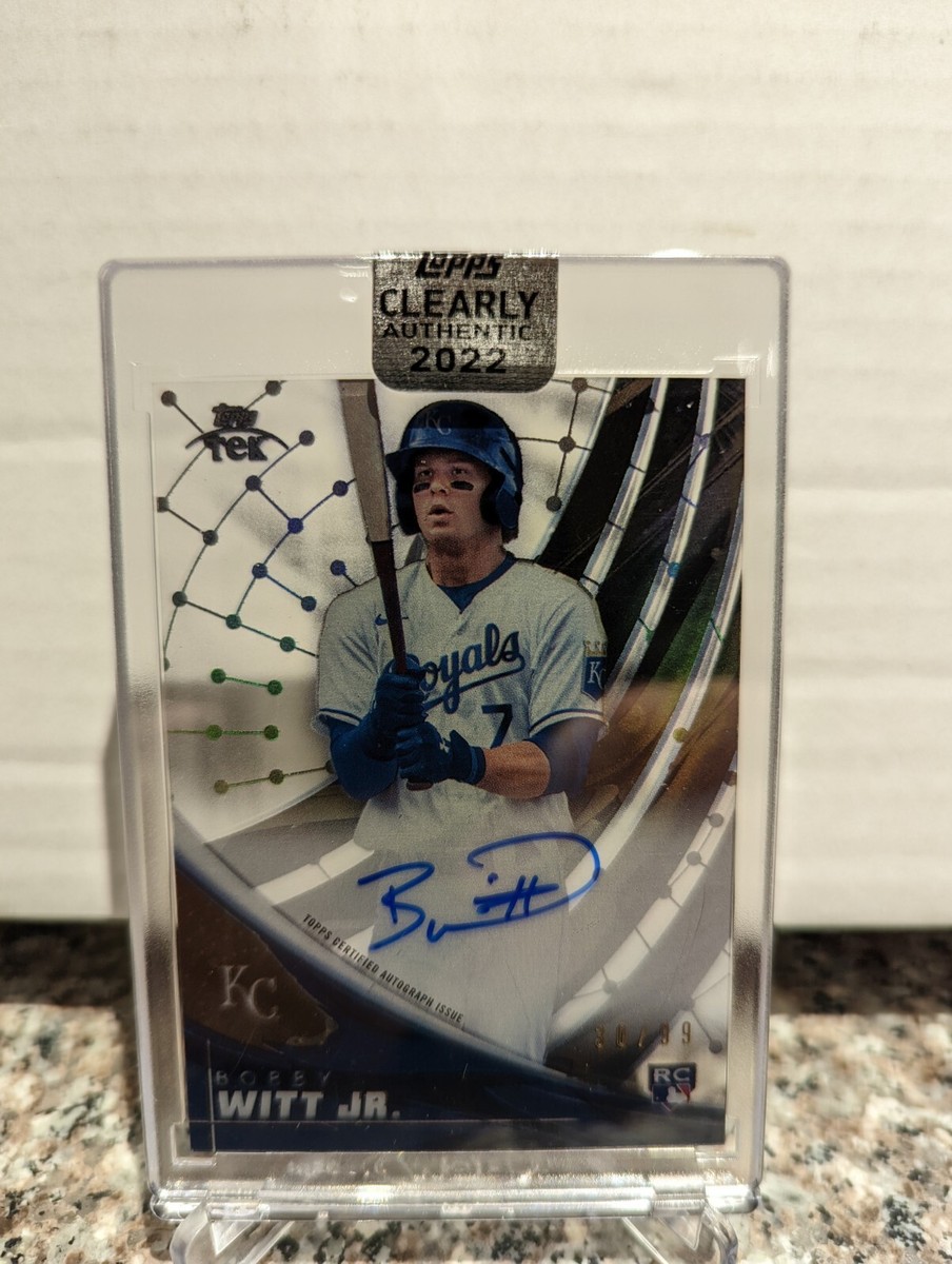 topps2022 CLEARLY AUTHENTIC  　ボビーウィットJr. 2022 Topps Clearly Authentic Autographs - Bobby Witt Jr