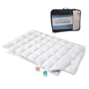 Daunenpass Sommer Daunen Bettdecke Sommerbett Sommerdecke 320g 135x200 - Bild 1 von 10